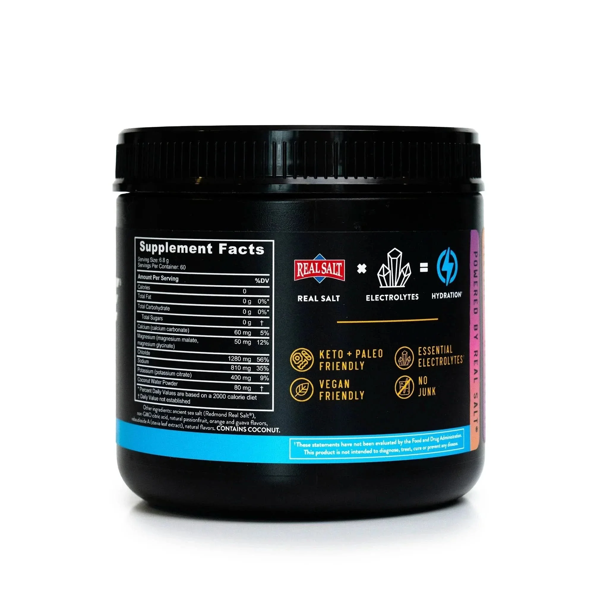 Re-Lyte Electrolyte Mix - Passionfruit Orange Guava - Tub - 60 Serves - Limited Edition - Image 3