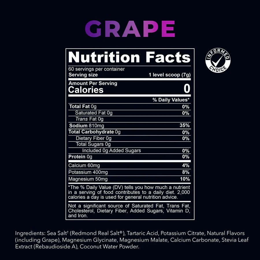Re-Lyte Hydration - Grape - Tub - 60 Serves - Image 2