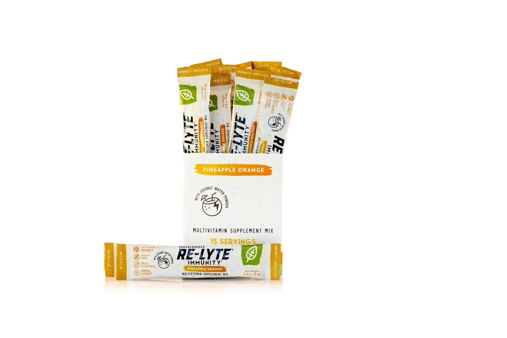 Re-Lyte Immunity - Pineapple Orange - Stick Packs x 15 - Image 5
