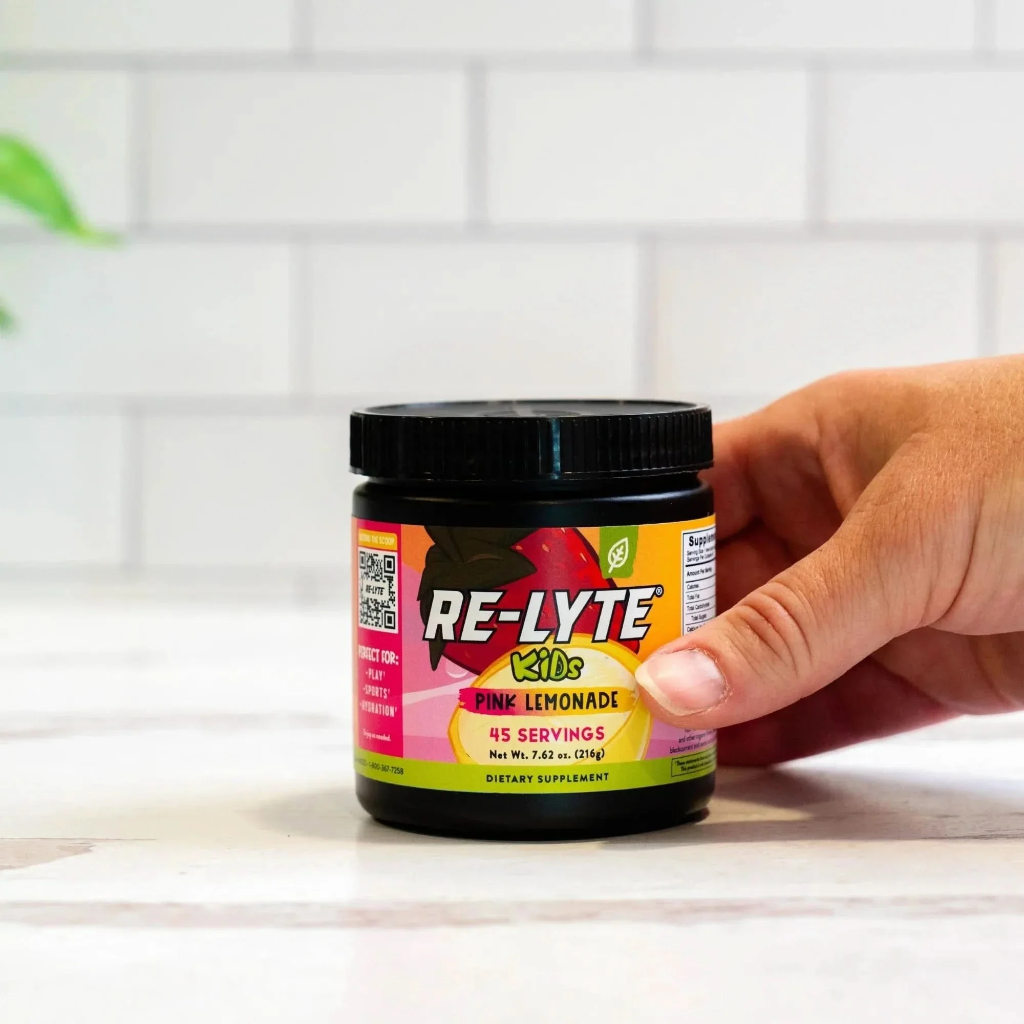 Re-Lyte Kids Hydration - Pink Lemonade - Tub - 45 Serves - Image 5