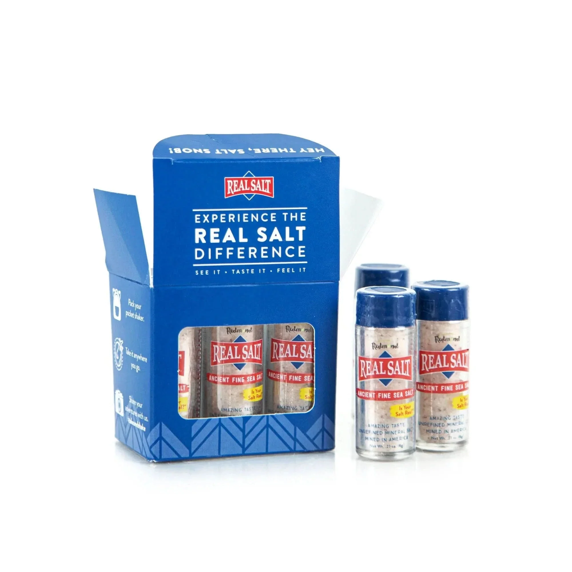 Real Salt Pocket Shaker - 6 Pack