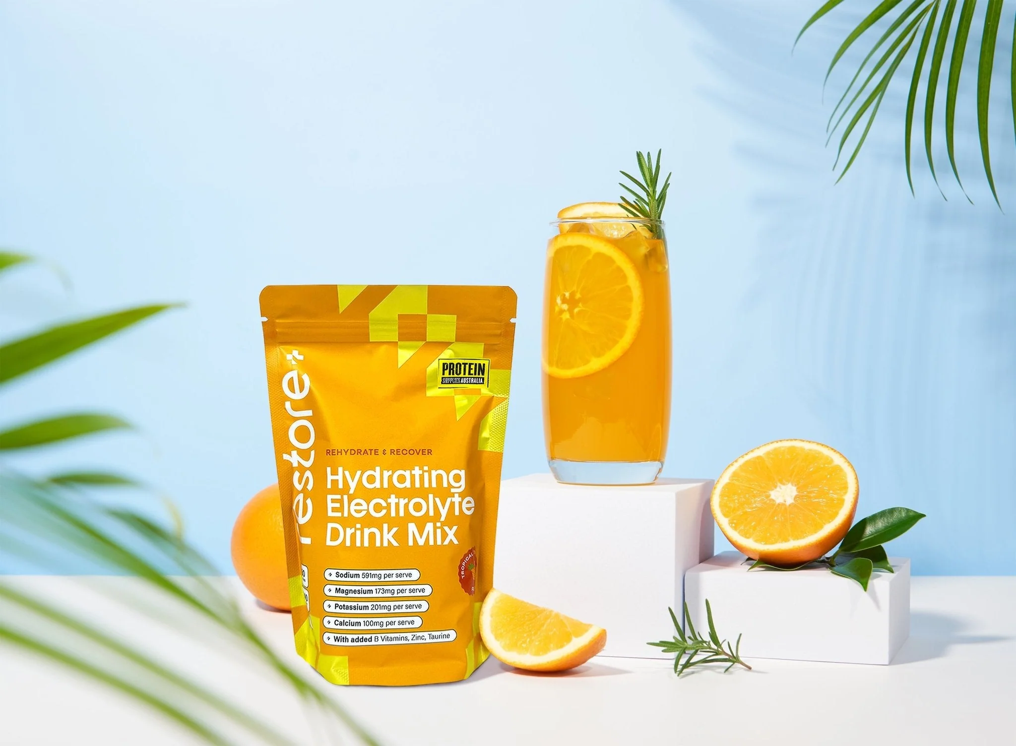 Restore Electrolyte Drink Mix Tropical Twist 240g - Image 4