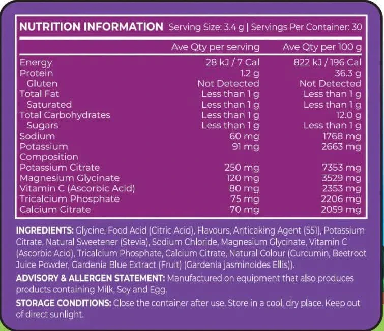 ReVitalise Kids Electrolyte Drink - Giggly Grape - 30 Serves - Image 2