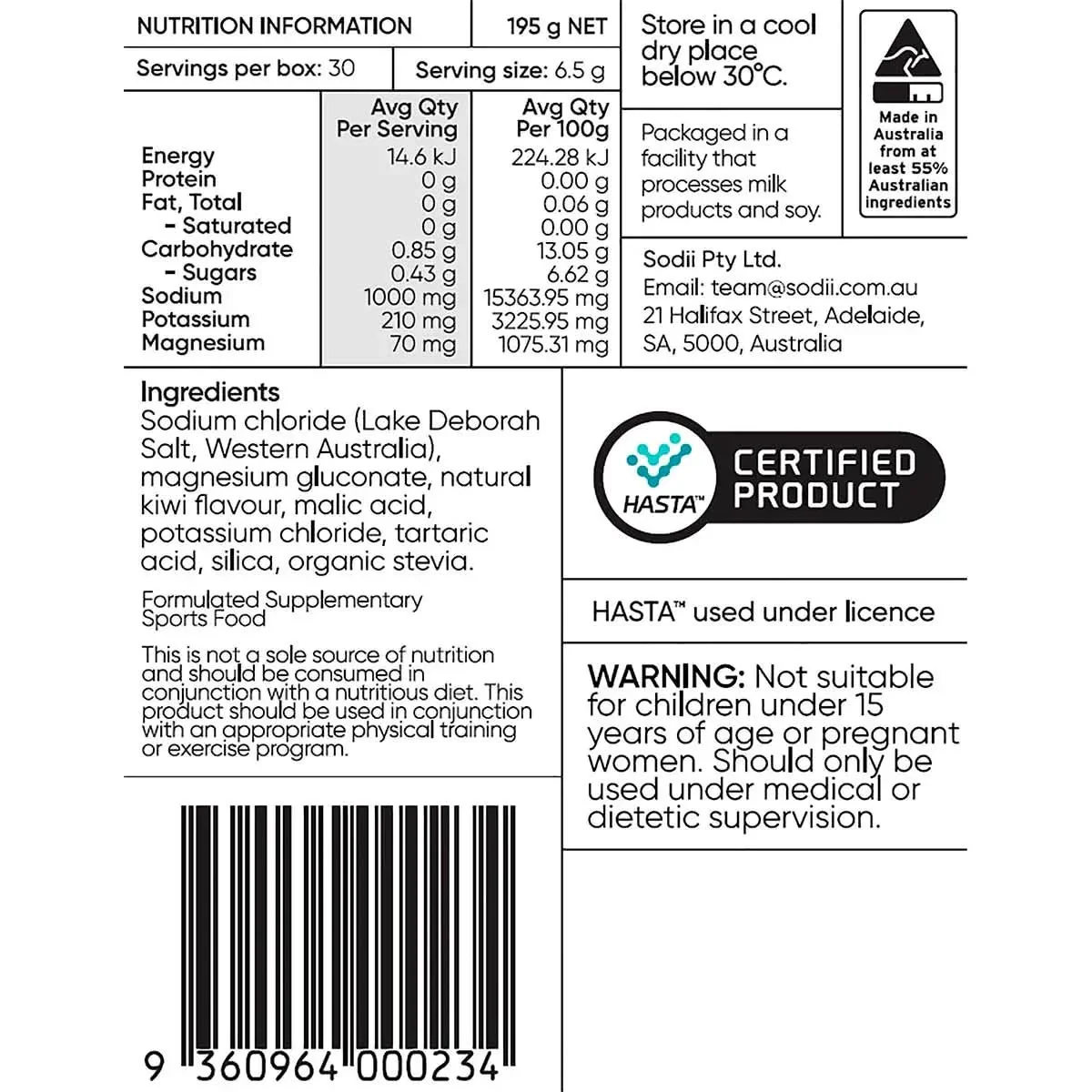 Salty Kiwi - 30 Sachets - Image 2