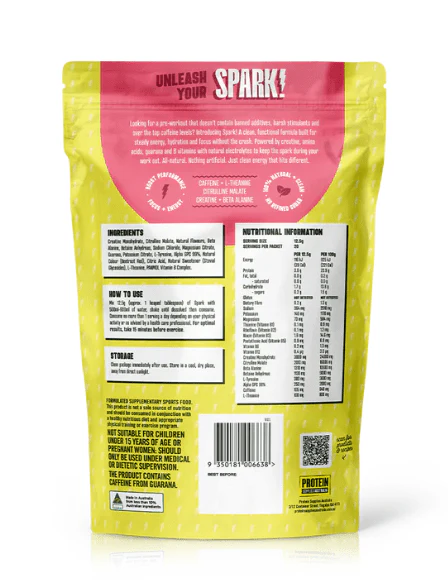 Spark Pre-workout - Strawberry Lime - 250g - Image 2