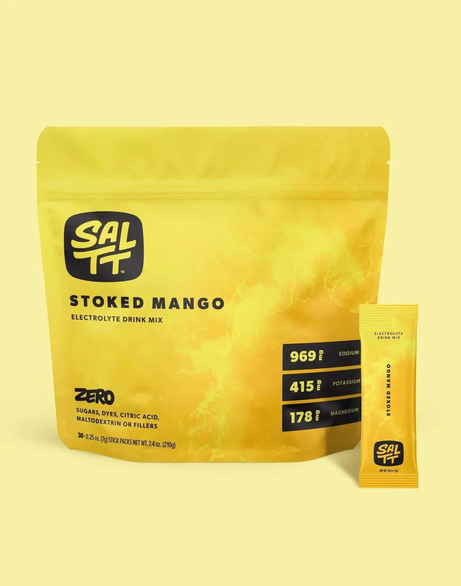 Stoked Mango Electrolyte Drink Mix - 30 Sticks - Image 5