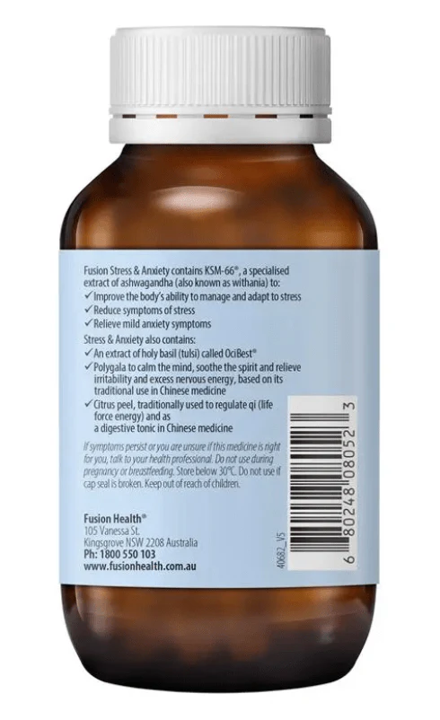 Stress & Anxiety with Ashwagandha - 60 Tablets - Image 2