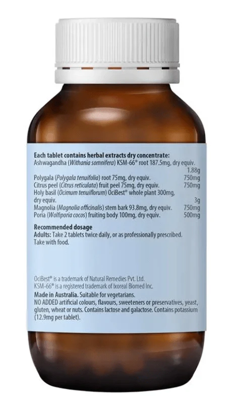 Stress & Anxiety with Ashwagandha - 60 Tablets - Image 3