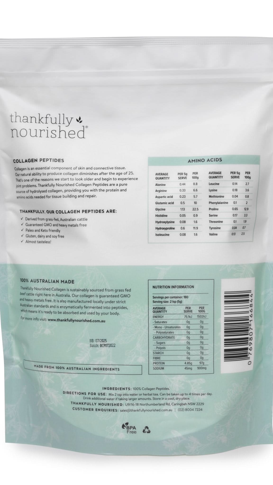 Collagen Peptides - 900g - Image 2