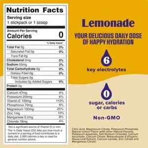 Lemonade Electrolyte Drink Mix - 90 Serves - Image 2