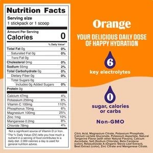 Orange Electrolyte Drink Mix - 90 Serves - Image 3