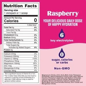 Raspberry Electrolyte Drink Mix - 90 Serves - Image 2