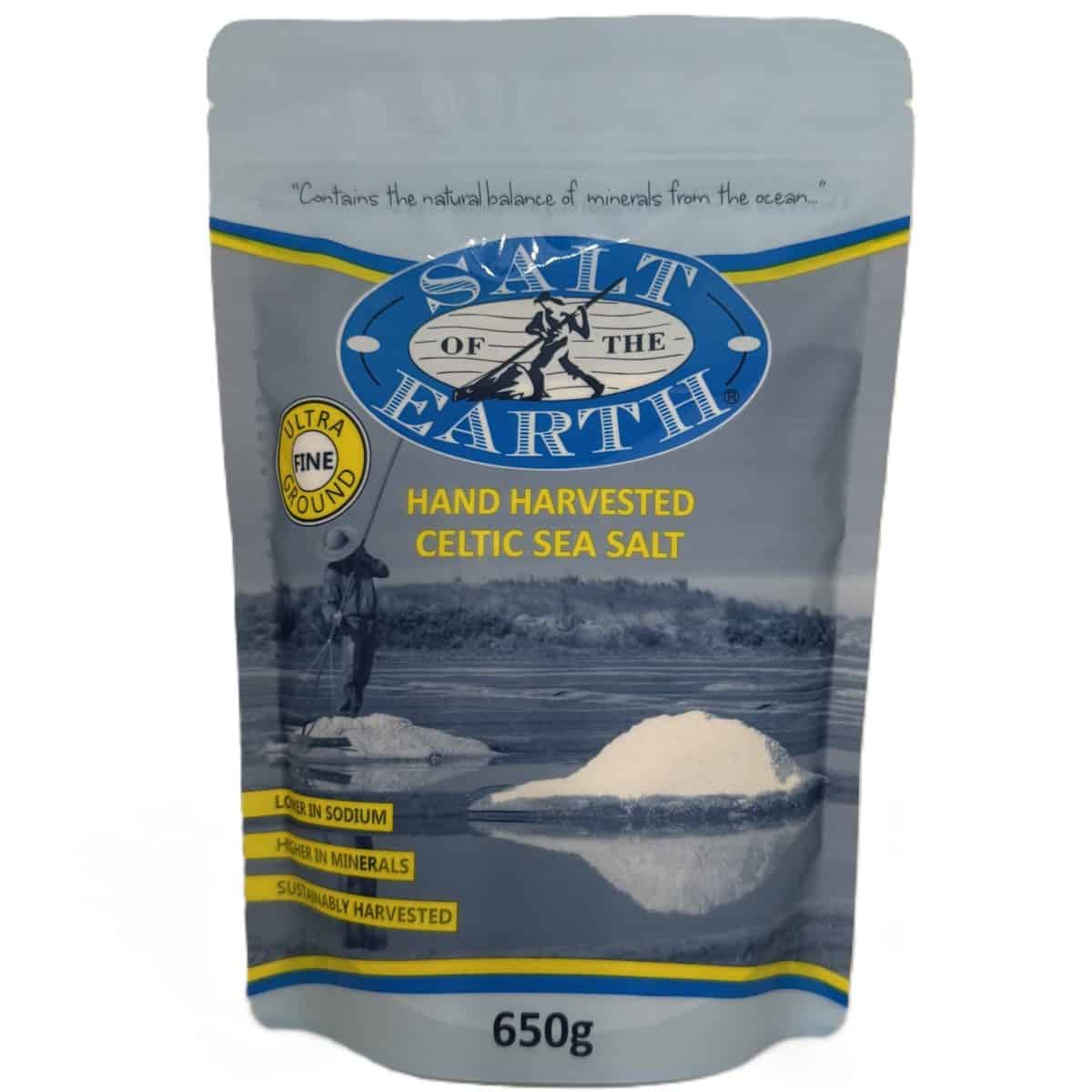 Ultra Fine Ground Celtic Sea Salt - 650g