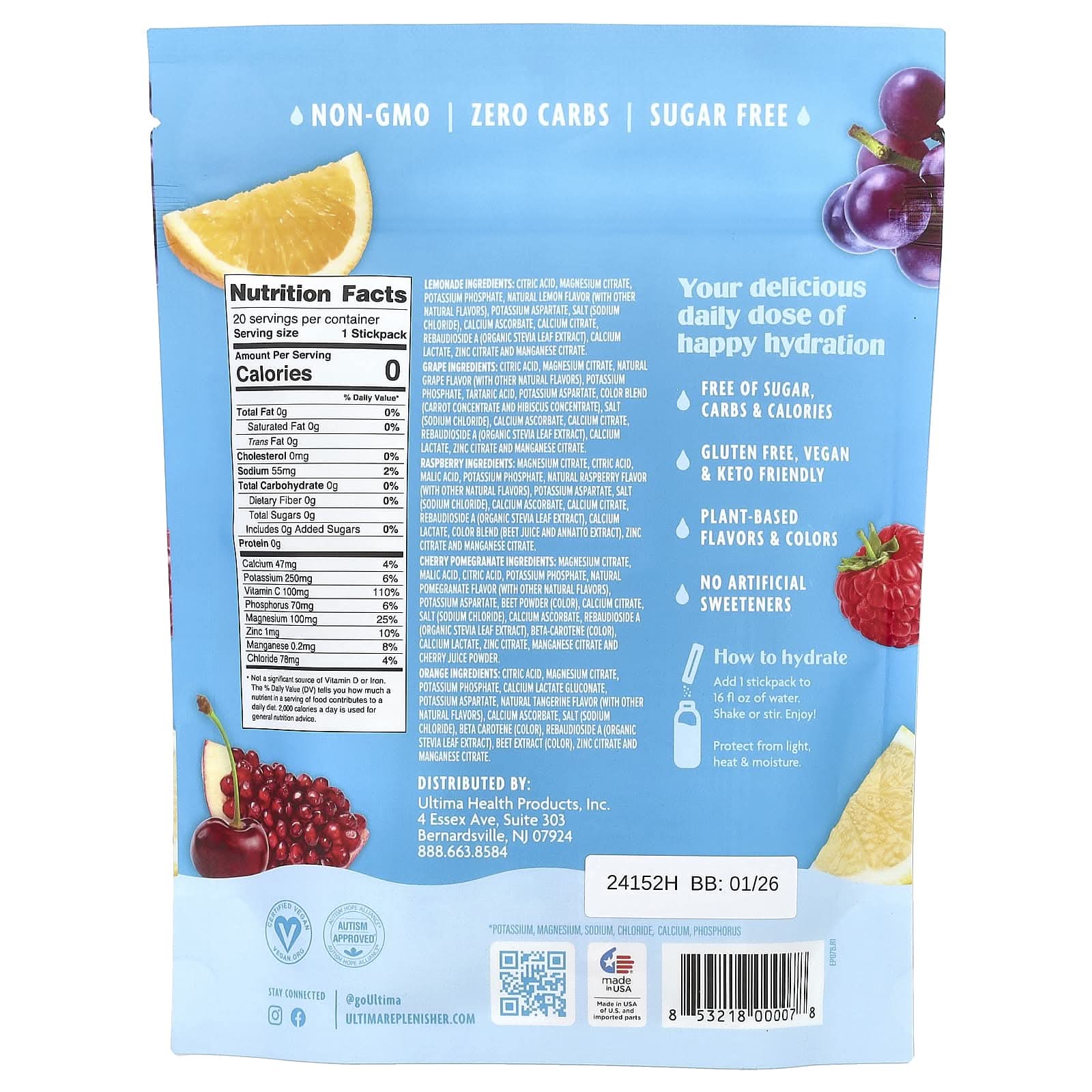 Variety Pack - Electrolyte Drink Mix - 20 ct - Image 7