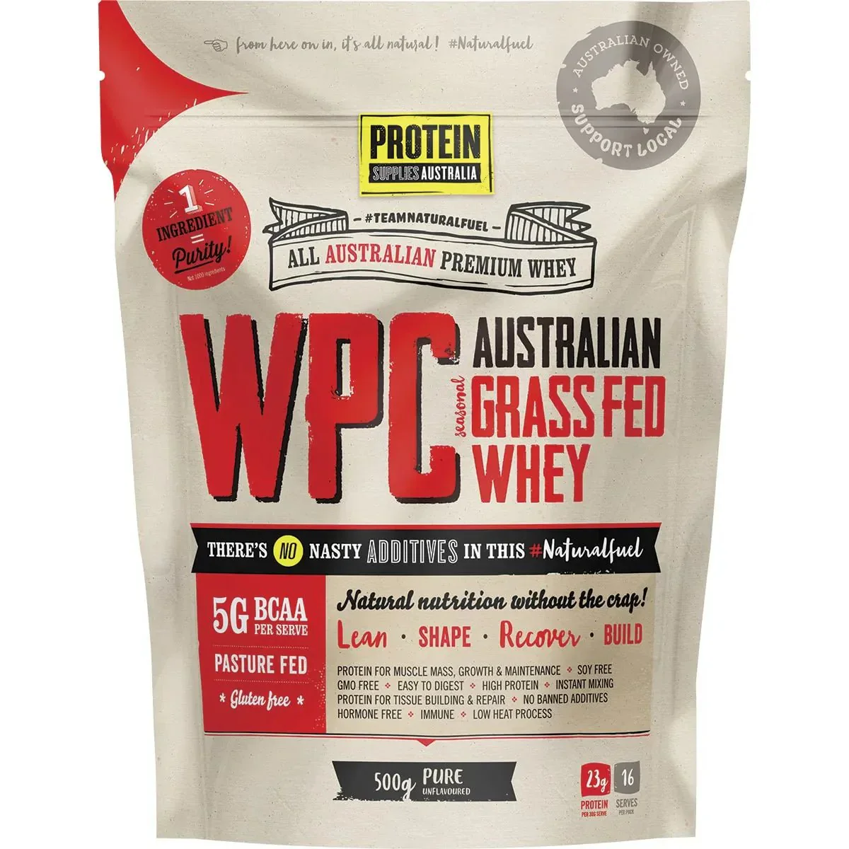 WPC - Pure - 500g - Best Before 08 Oct 2025
