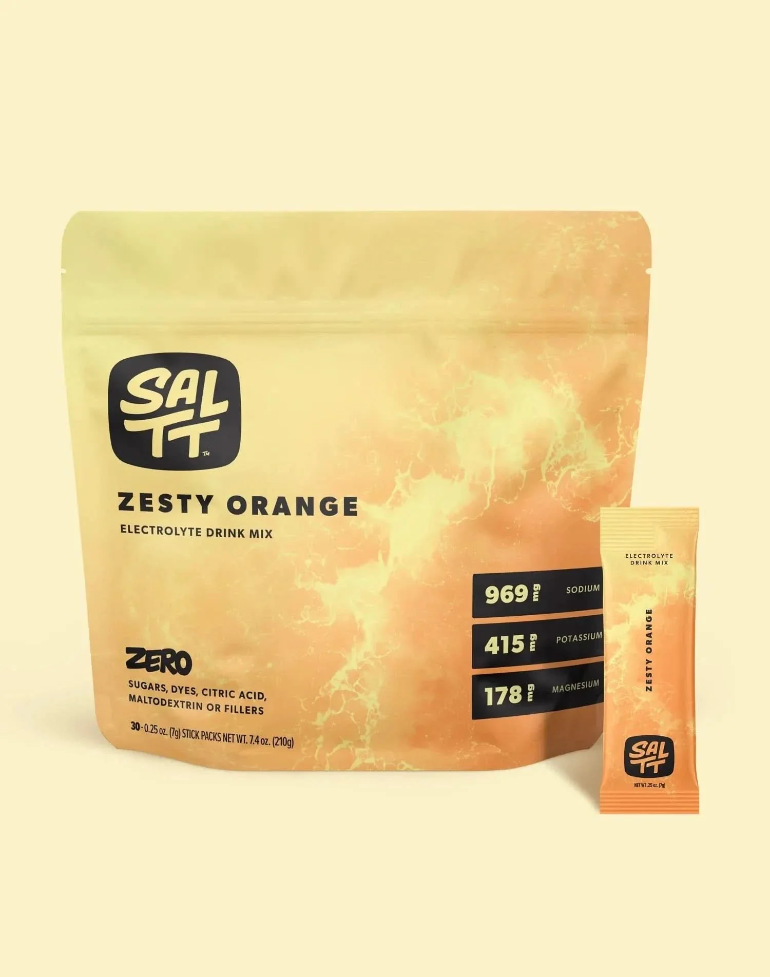Zesty Orange Electrolyte Drink Mix - 30 Sticks - Image 5